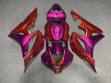 Aftermarket 2007-2008 Red & Violet Honda CBR600RR Motorcycle Fairing