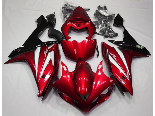 Aftermarket 2007-2008 Red White and Black Yamaha R1 Motorcycle Fairing
