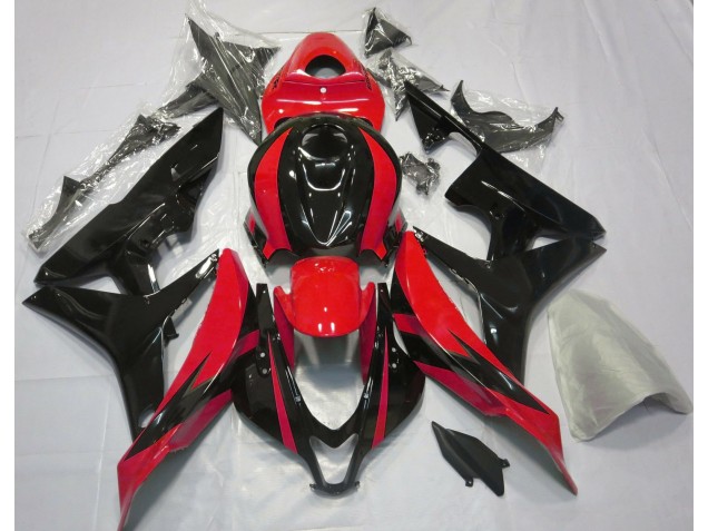 Aftermarket 2007-2008 Red and Black OEM Design Honda CBR600RR Motorcycle Fairing Aftermarket 2007-2008 Red and Black OEM Design Honda CBR600RR Motorcycle Fairing