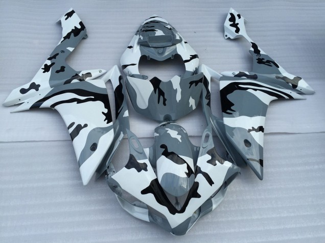 Aftermarket 2007-2008 Snow Camp Yamaha R1 Motorcycle Fairing Aftermarket 2007-2008 Snow Camp Yamaha R1 Motorcycle Fairing