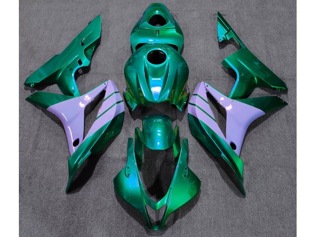 Aftermarket 2007-2008 Turquoise and Milky Purple Honda CBR600RR Motorcycle Fairing Aftermarket 2007-2008 Turquoise and Milky Purple Honda CBR600RR Motorcycle Fairing