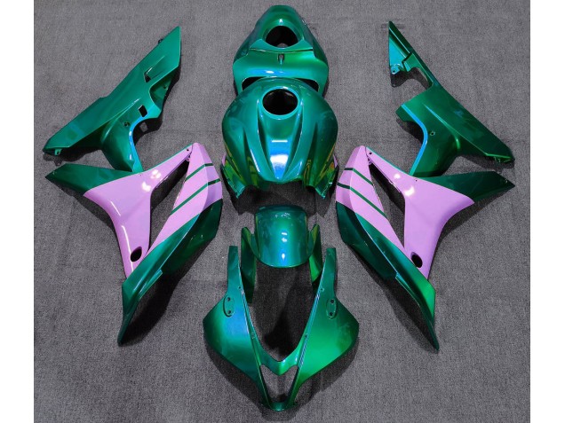 Aftermarket 2007-2008 Turquoise and Pink Honda CBR600RR Motorcycle Fairing Aftermarket 2007-2008 Turquoise and Pink Honda CBR600RR Motorcycle Fairing