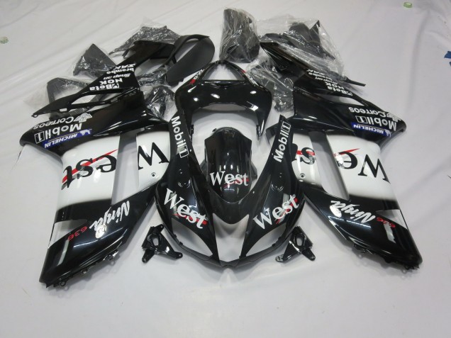 Aftermarket 2007-2008 West Kawasaki ZX6R Motorcycle Fairing