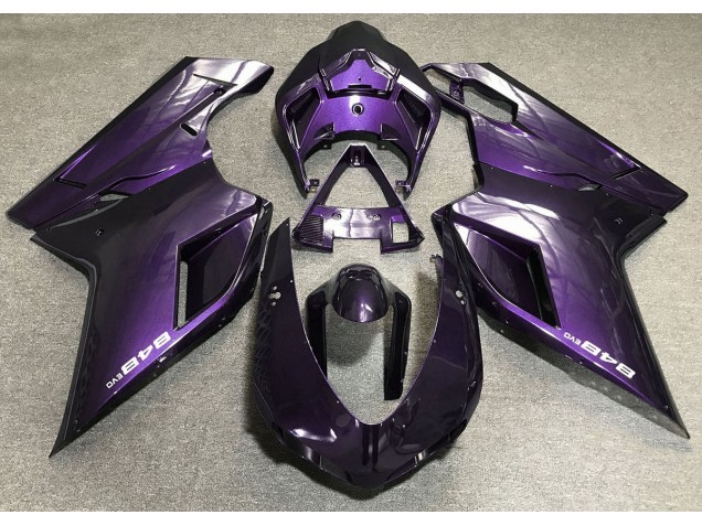 Aftermarket 2007-2012 Deep Purple Ducati 848 1098 1198 Motorcycle Fairing Aftermarket 2007-2012 Deep Purple Ducati 848 1098 1198 Motorcycle Fairing