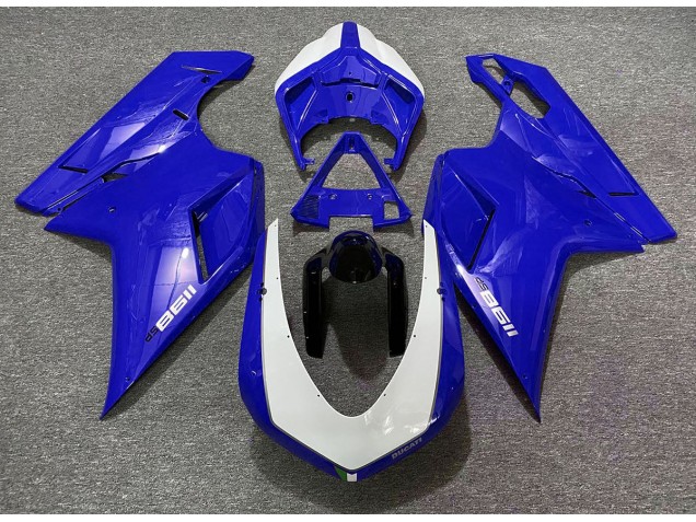 Aftermarket 2007-2012 Gloss Blue SP Ducati 848 1098 1198 Motorcycle Fairing