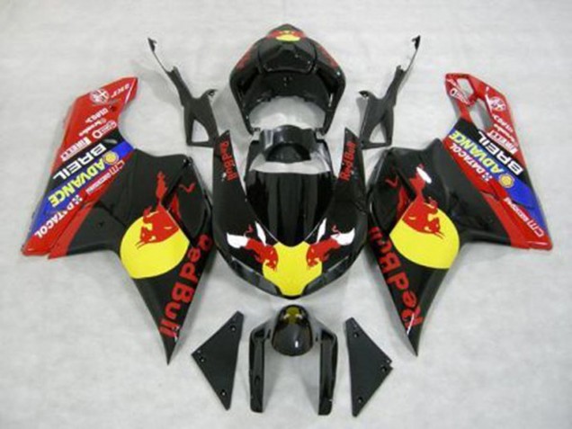 Aftermarket 2007-2012 Red Bull Ducati 848 1098 1198 Motorcycle Fairing Aftermarket 2007-2012 Red Bull Ducati 848 1098 1198 Motorcycle Fairing