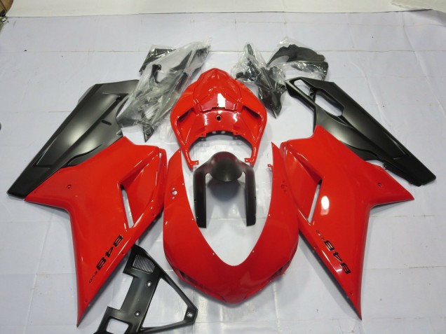 Aftermarket 2007-2012 Red Ducati 848 1098 1198 Motorcycle Fairing Aftermarket 2007-2012 Red Ducati 848 1098 1198 Motorcycle Fairing