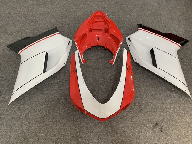 Aftermarket 2007-2012 Red White Ducati 848 1098 1198 Motorcycle Fairing Aftermarket 2007-2012 Red White Ducati 848 1098 1198 Motorcycle Fairing