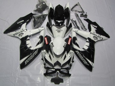 Aftermarket 2008-2010 Black Corona Suzuki GSXR 600-750 Motorcycle Fairing