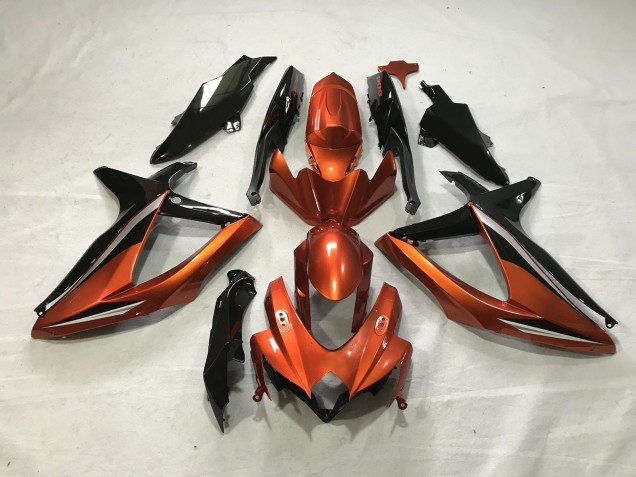 Aftermarket 2008-2010 Burnt Orange Suzuki GSXR 600-750 Motorcycle Fairing Aftermarket 2008-2010 Burnt Orange Suzuki GSXR 600-750 Motorcycle Fairing