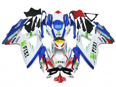 Aftermarket 2008-2010 FIXI Custom Suzuki GSXR 600-750 Motorcycle Fairing
