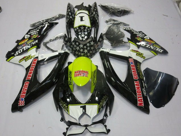 Aftermarket 2008-2010 National Guard Suzuki GSXR 600-750 Motorcycle Fairing Aftermarket 2008-2010 National Guard Suzuki GSXR 600-750 Motorcycle Fairing