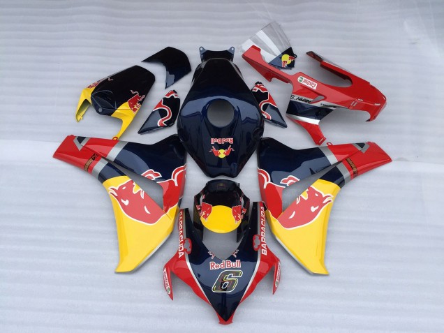 Aftermarket 2008-2011 Blue Red Bull Honda CBR1000RR Motorcycle Fairing Aftermarket 2008-2011 Blue Red Bull Honda CBR1000RR Motorcycle Fairing