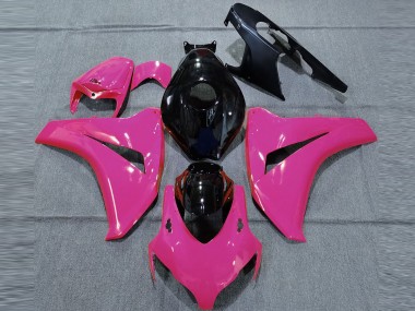 Aftermarket 2008-2011 Gloss Pink and Black Honda CBR1000RR Motorcycle Fairing