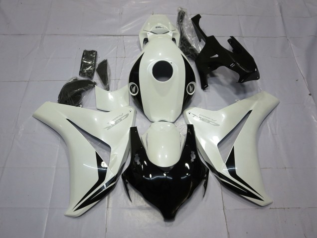Aftermarket 2008-2011 Pearl White and Black Honda CBR1000RR Motorcycle Fairing Aftermarket 2008-2011 Pearl White and Black Honda CBR1000RR Motorcycle Fairing