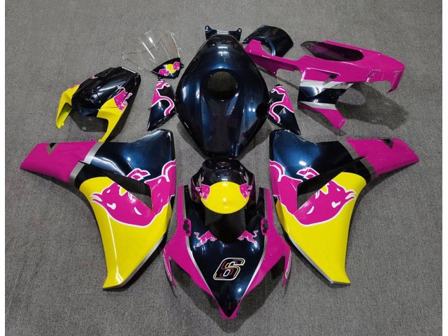 Aftermarket 2008-2011 Pink Bull Honda CBR1000RR Motorcycle Fairing Aftermarket 2008-2011 Pink Bull Honda CBR1000RR Motorcycle Fairing