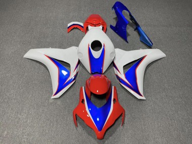 Aftermarket 2008-2011 Red and Blue Gloss Honda CBR1000RR Motorcycle Fairing