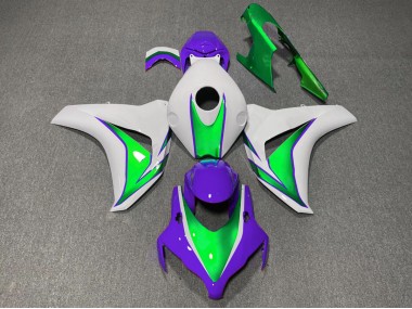 Aftermarket 2008-2011 The Joker Green and Purple Gloss Honda CBR1000RR Motorcycle Fairing
