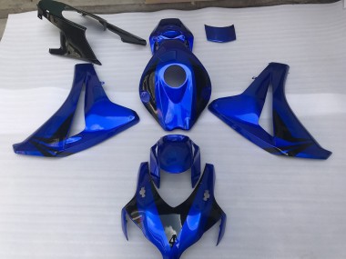 Aftermarket 2008-2011 Vibrant High Gloss Blue Honda CBR1000RR Motorcycle Fairing
