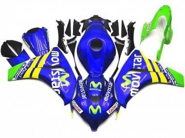 Aftermarket 2008-2011 Vibrant MoviStar Honda CBR1000RR Motorcycle Fairing