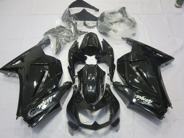 Aftermarket 2008-2013 Black Gloss Kawasaki Ninja 250 Motorcycle Fairing Aftermarket 2008-2013 Black Gloss Kawasaki Ninja 250 Motorcycle Fairing