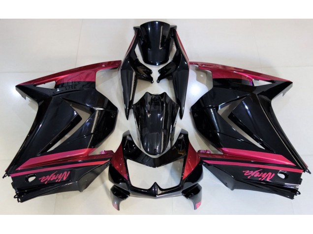 Aftermarket 2008-2013 Gloss Black & Red Kawasaki Ninja 250 Motorcycle Fairing Aftermarket 2008-2013 Gloss Black & Red Kawasaki Ninja 250 Motorcycle Fairing