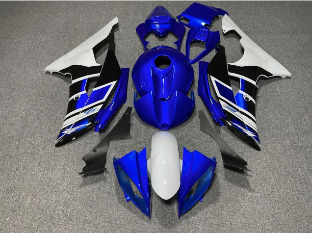 Aftermarket 2008-2016 Blue Black and White OEM Style Yamaha R6 Motorcycle Fairing Aftermarket 2008-2016 Blue Black and White OEM Style Yamaha R6 Motorcycle Fairing