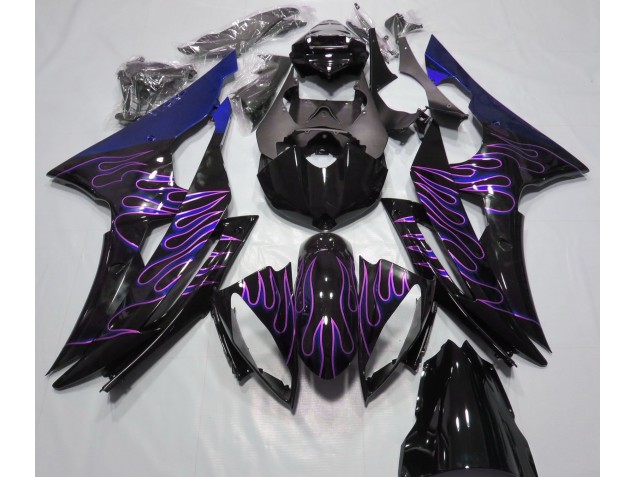 Aftermarket 2008-2016 Blue Flame Yamaha R6 Motorcycle Fairing Aftermarket 2008-2016 Blue Flame Yamaha R6 Motorcycle Fairing