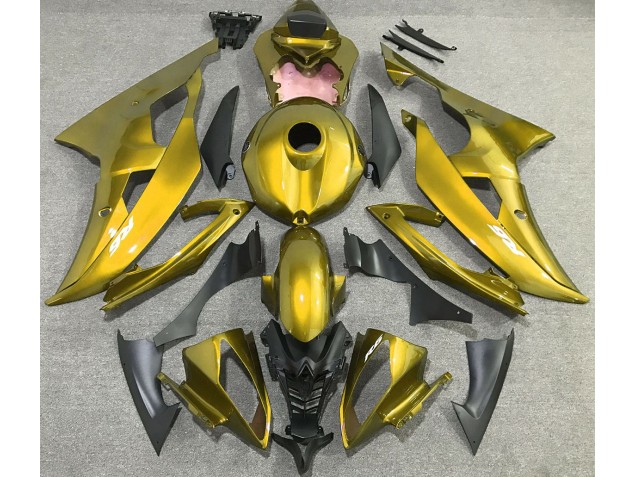 Aftermarket 2008-2016 Deep Yellow Yamaha R6 Motorcycle Fairing Aftermarket 2008-2016 Deep Yellow Yamaha R6 Motorcycle Fairing