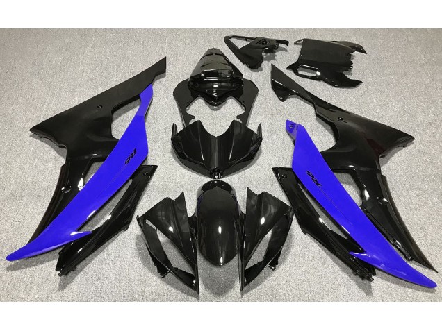 Aftermarket 2008-2016 Gloss Black & Blue Yamaha R6 Motorcycle Fairing Aftermarket 2008-2016 Gloss Black & Blue Yamaha R6 Motorcycle Fairing