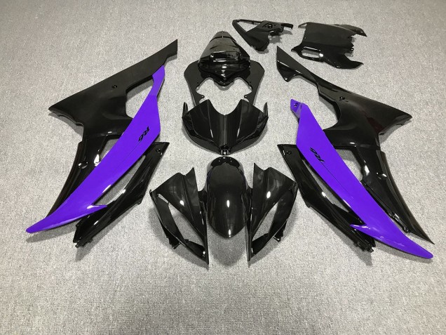 Aftermarket 2008-2016 Gloss Black & Purple Yamaha R6 Motorcycle Fairing Aftermarket 2008-2016 Gloss Black & Purple Yamaha R6 Motorcycle Fairing