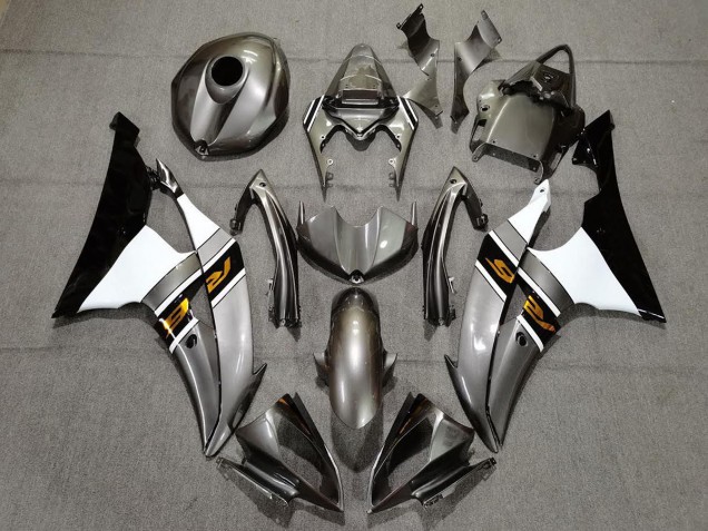 Aftermarket 2008-2016 Gloss Gray & Bronze Yamaha R6 Motorcycle Fairing Aftermarket 2008-2016 Gloss Gray & Bronze Yamaha R6 Motorcycle Fairing