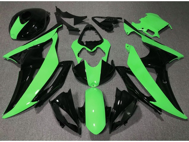 Aftermarket 2008-2016 High Viz Green Yamaha R6 Motorcycle Fairing Aftermarket 2008-2016 High Viz Green Yamaha R6 Motorcycle Fairing