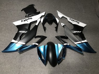 Aftermarket 2008-2016 Matte Black and Special Blue Yamaha R6 Motorcycle Fairing