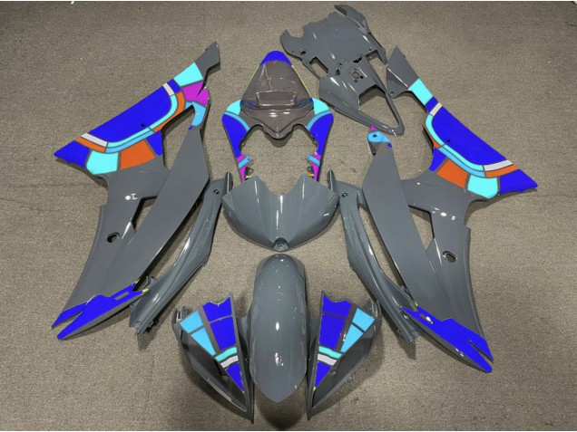 Aftermarket 2008-2016 Nardo and Blue Design Yamaha R6 Motorcycle Fairing