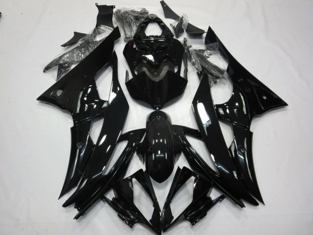 Aftermarket 2008-2016 No.2 Gloss Black Yamaha R6 Motorcycle Fairing Aftermarket 2008-2016 No.2 Gloss Black Yamaha R6 Motorcycle Fairing