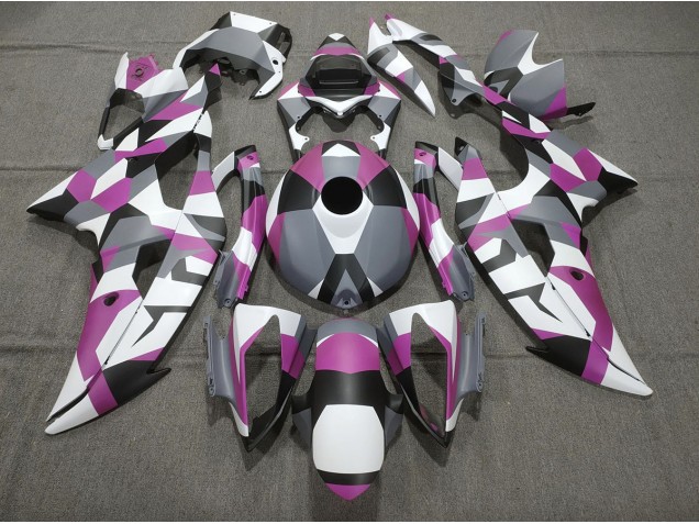 Aftermarket 2008-2016 Pink Camo Plain Yamaha R6 Motorcycle Fairing Aftermarket 2008-2016 Pink Camo Plain Yamaha R6 Motorcycle Fairing