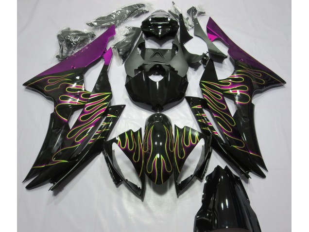 Aftermarket 2008-2016 Pink Flame Yamaha R6 Motorcycle Fairing Aftermarket 2008-2016 Pink Flame Yamaha R6 Motorcycle Fairing