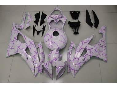 Aftermarket 2008-2016 Purple Lighting Yamaha R6 Motorcycle Fairing