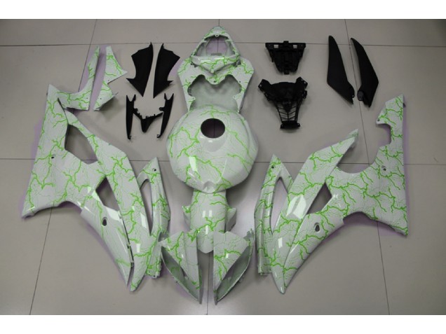 Aftermarket 2008-2016 Red Lighting Yamaha R6 Motorcycle Fairing