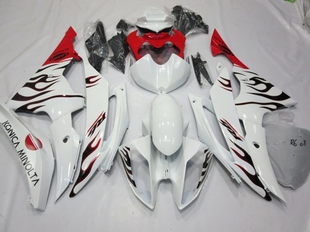 Aftermarket 2008-2016 Special Flame Red Yamaha R6 Motorcycle Fairing Aftermarket 2008-2016 Special Flame Red Yamaha R6 Motorcycle Fairing