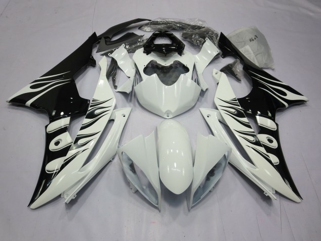Aftermarket 2008-2016 White Flame Yamaha R6 Motorcycle Fairing Aftermarket 2008-2016 White Flame Yamaha R6 Motorcycle Fairing