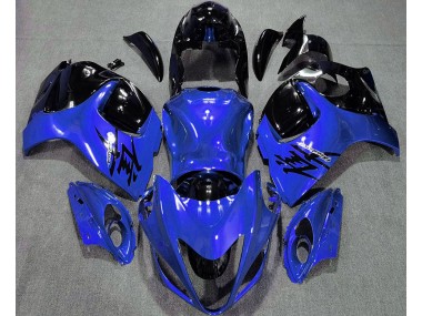 Aftermarket 2008-2019 Gloss Blue and Black Suzuki GSXR 1300 Motorcycle Fairing