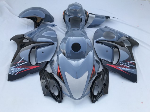 Aftermarket 2008-2019 Nardo Grey and Black Limited Suzuki GSXR 1300 Motorcycle Fairing Aftermarket 2008-2019 Nardo Grey and Black Limited Suzuki GSXR 1300 Motorcycle Fairing