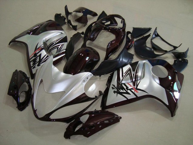 Aftermarket 2008-2019 Silver Black Suzuki GSXR 1300 Motorcycle Fairing Aftermarket 2008-2019 Silver Black Suzuki GSXR 1300 Motorcycle Fairing