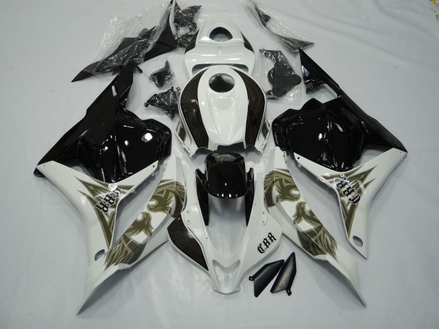 Aftermarket 2009-2012 Black gold and white Honda CBR600RR Motorcycle Fairing Aftermarket 2009-2012 Black gold and white Honda CBR600RR Motorcycle Fairing