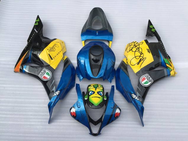 Aftermarket 2009-2012 Blue Shark Honda CBR600RR Motorcycle Fairing Aftermarket 2009-2012 Blue Shark Honda CBR600RR Motorcycle Fairing
