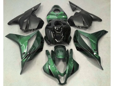 Aftermarket 2009-2012 Deep Green with Black Honda CBR600RR Motorcycle Fairing