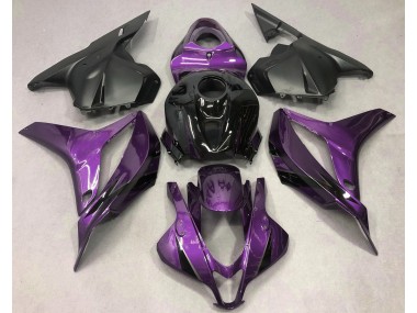 Aftermarket 2009-2012 Deep Purple with Black Honda CBR600RR Motorcycle Fairing