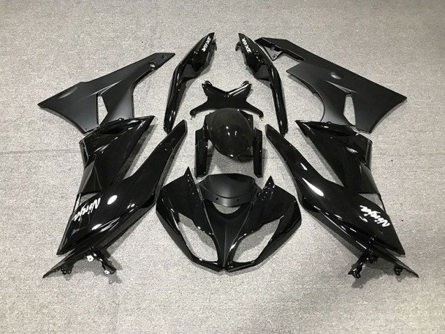 Aftermarket 2009-2012 Gloss Black Kawasaki ZX6R Motorcycle Fairing Aftermarket 2009-2012 Gloss Black Kawasaki ZX6R Motorcycle Fairing